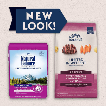 Natural Balance Limited Ingredient Diet Sweet Potato & Venison Dog Food - 9.98 Kg - Dog Food - Natural Balance - PetMax Canada