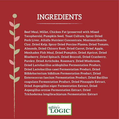 Nature's Logic Beef Feast Dry Dog Food - 12 Kg - Dog Food - Nature's Logic - PetMax Canada