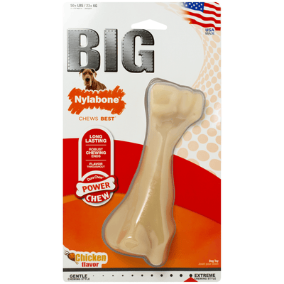 Nylabone Big Chew Knuckle Bone Chicken Flavor  Nylon  | PetMax Canada