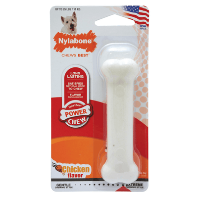 Nylabone Durachew Chicken Bone - Regular - Nylon - Nylabone - PetMax Canada