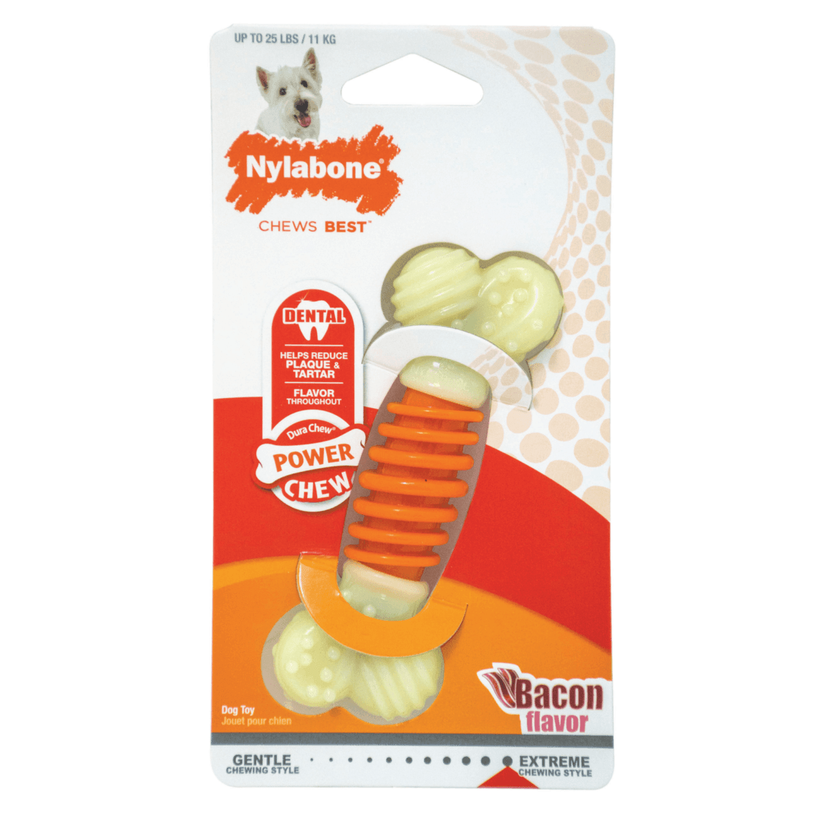 Nylabone Pro Action Dental Chew Small Nylon Small | PetMax Canada