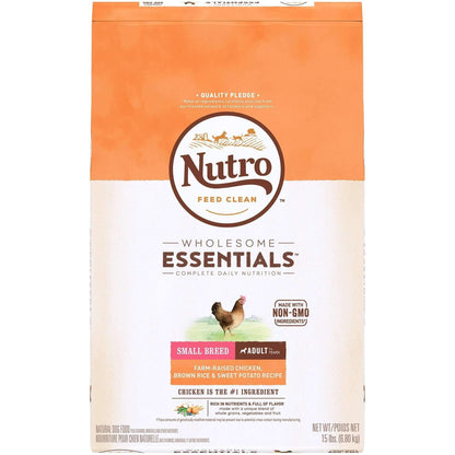 Nutro Wholesome Essentials Dog Food Adult Small Breed Chicken - 2.27 Kg - Dog Food - Nutro - PetMax Canada