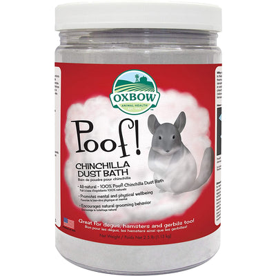 Oxbow Animal Health Poof! Chinchilla Dust Bath  Small Animal Grooming Products  | PetMax Canada