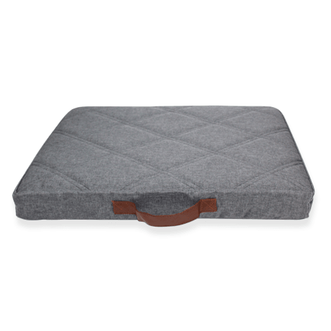 Be One Breed Power Nap Dog Bed Grey - 35" x 23" / Grey / Large - Dog Beds - Be One Breed - PetMax Canada