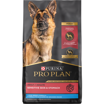Purina Pro Plan Specialized Sensitive Skin & Stomach With Probiotics Large Breed Dry Dog Food  Dog Food  | PetMax Canada