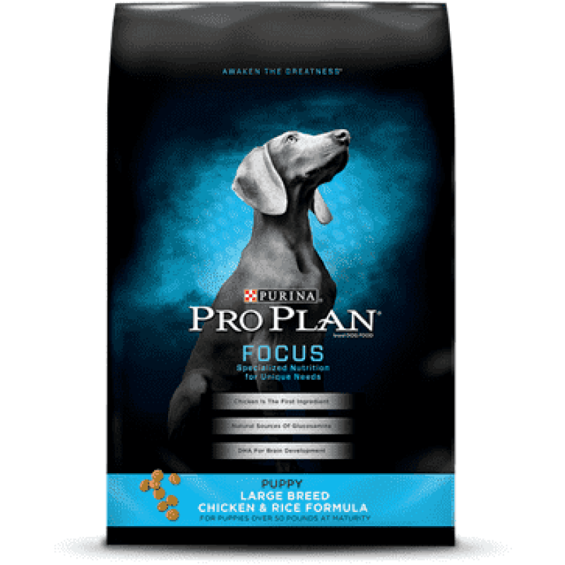 Purina pro plan large breed puppy food feeding chart online