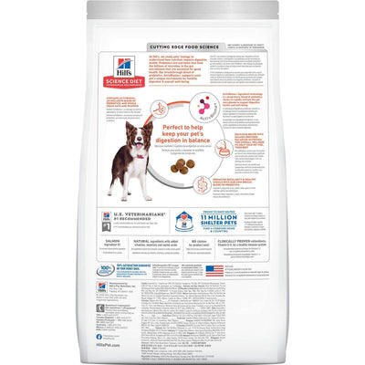 Hill's Science Diet Adult Perfect Digestion Salmon, Whole Oats, and Brown Rice Recipe Dog Food - 1.59 Kg - Dog Food - Hill's Science Diet - PetMax Canada