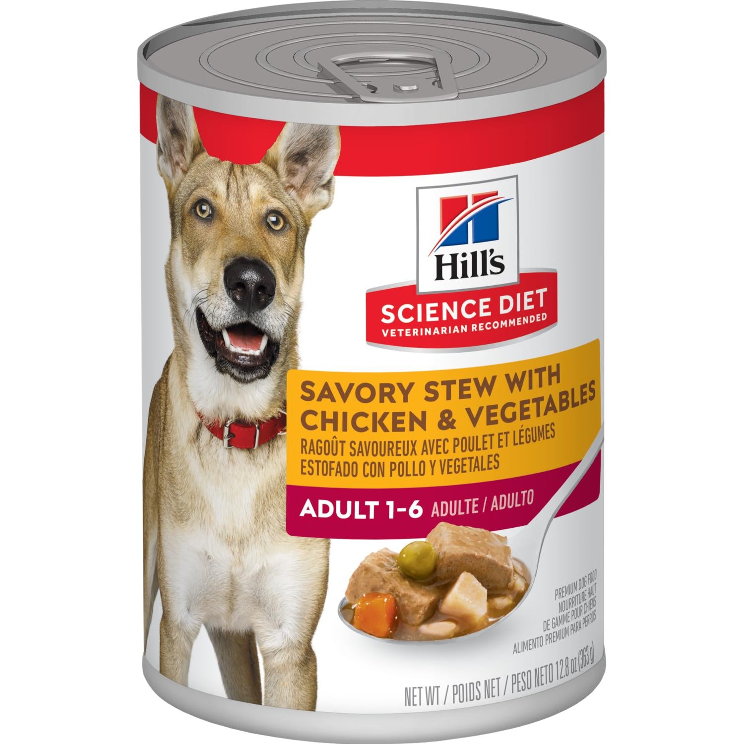 Hill's Science Diet Adult Savory Stew with Chicken & Vegetables dog food  Canned Dog Food  | PetMax Canada