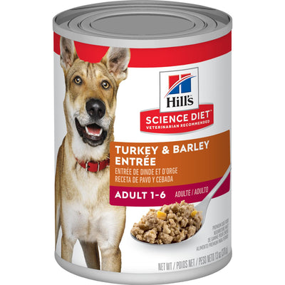 Hill's Science Diet Canned Adult Turkey & Barley Dog Food  Canned Dog Food  | PetMax Canada