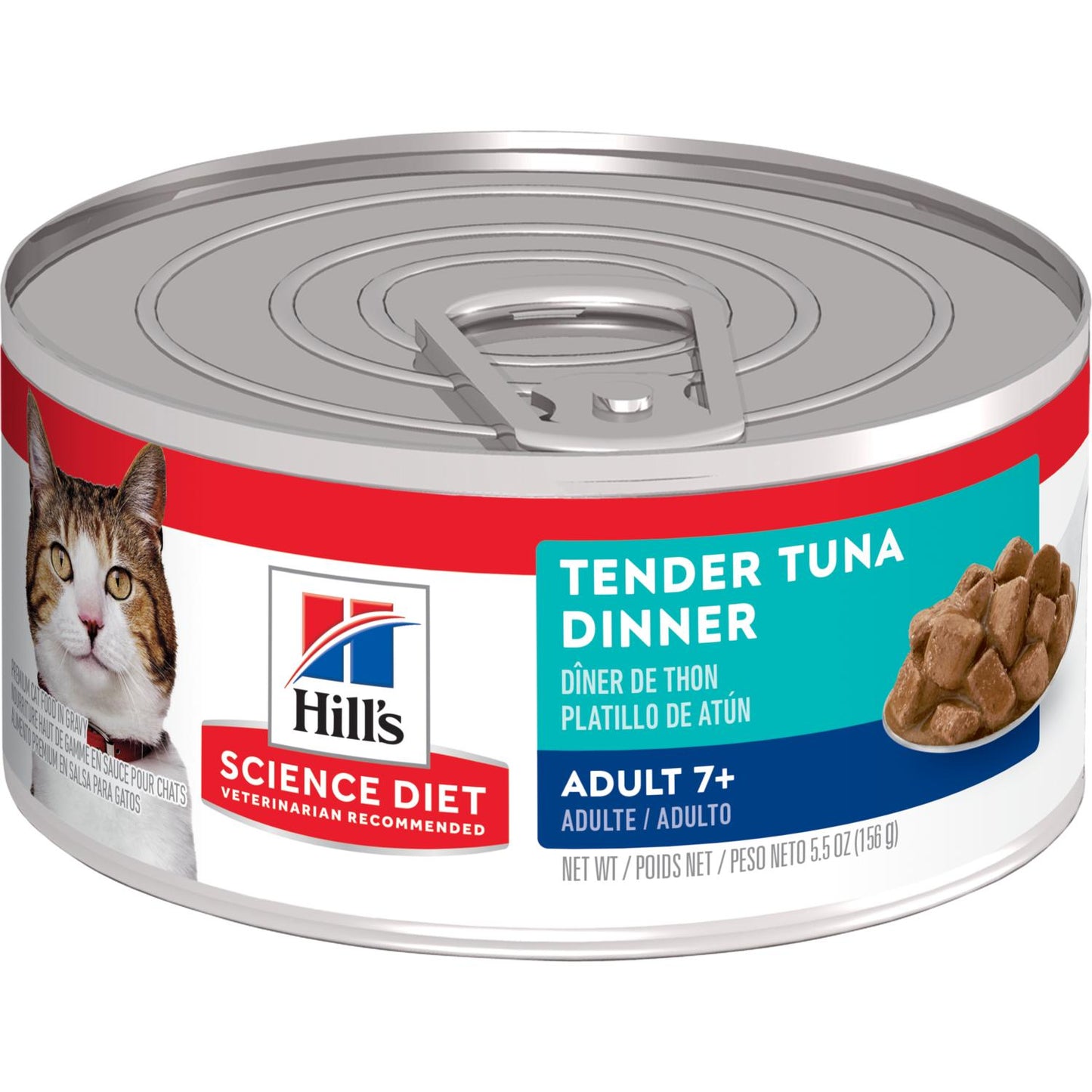 Hill's Science Diet Canned Cat Food Tender Dinners Tuna 7+  Canned Cat Food  | PetMax Canada