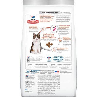 Hill's Science Diet Adult Perfect Digestion Chicken Cat Food - 1.59 Kg - Cat Food - Hill's Science Diet - PetMax Canada