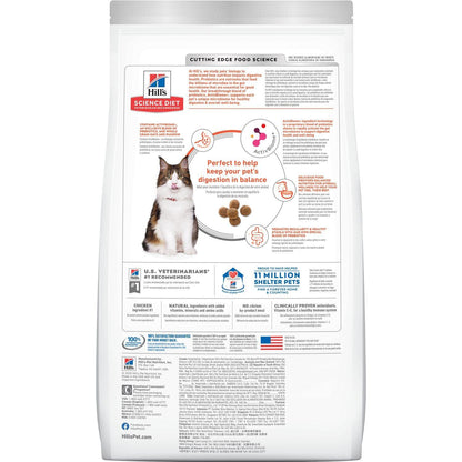 Hill's Science Diet Adult Perfect Digestion Chicken Cat Food - 1.59 Kg - Cat Food - Hill's Science Diet - PetMax Canada