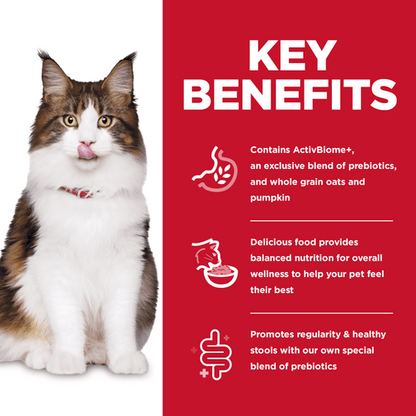 Hill's Science Diet Adult Perfect Digestion Chicken Cat Food - 1.59 Kg - Cat Food - Hill's Science Diet - PetMax Canada