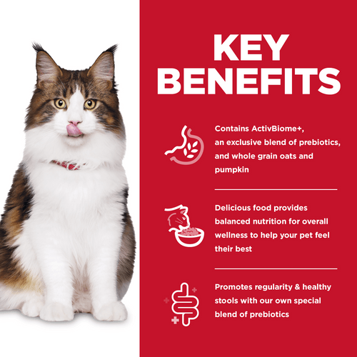 Hill's Science Diet Adult Perfect Digestion Chicken Cat Food - 1.59 Kg - Cat Food - Hill's Science Diet - PetMax Canada