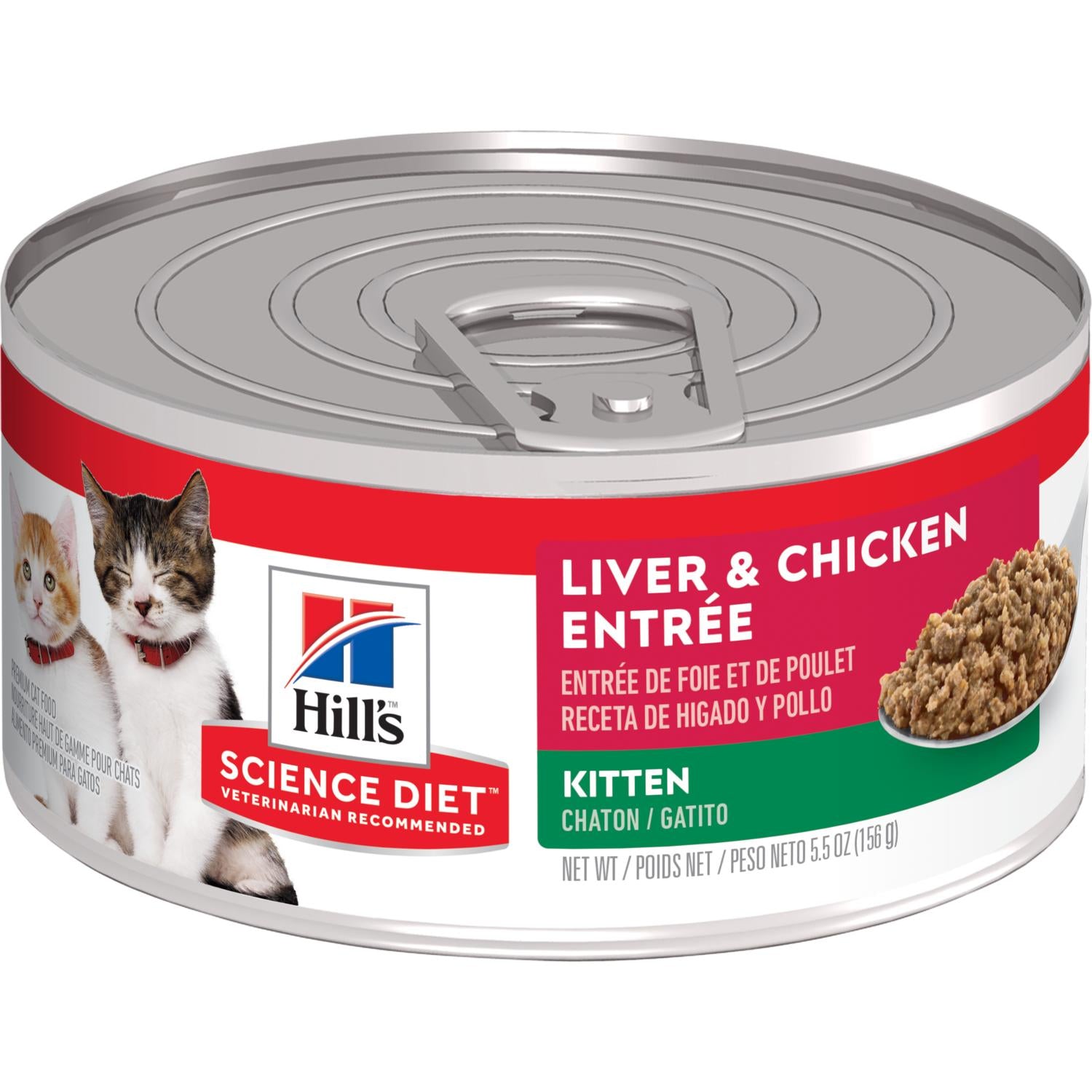 Hill's Science Diet Kitten Liver & Chicken Entrée  Canned Cat Food  | PetMax Canada
