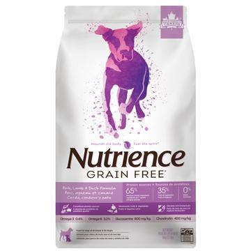 Nutrience Dog Food Grain Free Pork, Lamb & Duck Formula - 2.5 Kg - Dog Food - Nutrience Pet Food - PetMax Canada
