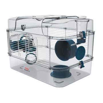 Rody3 Solo Hamster Cage 1-Story Blue  Small Animal Cages  | PetMax Canada