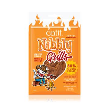 Catit Nibbly Grills Treats Chicken & Lobster  Cat Treats  | PetMax Canada
