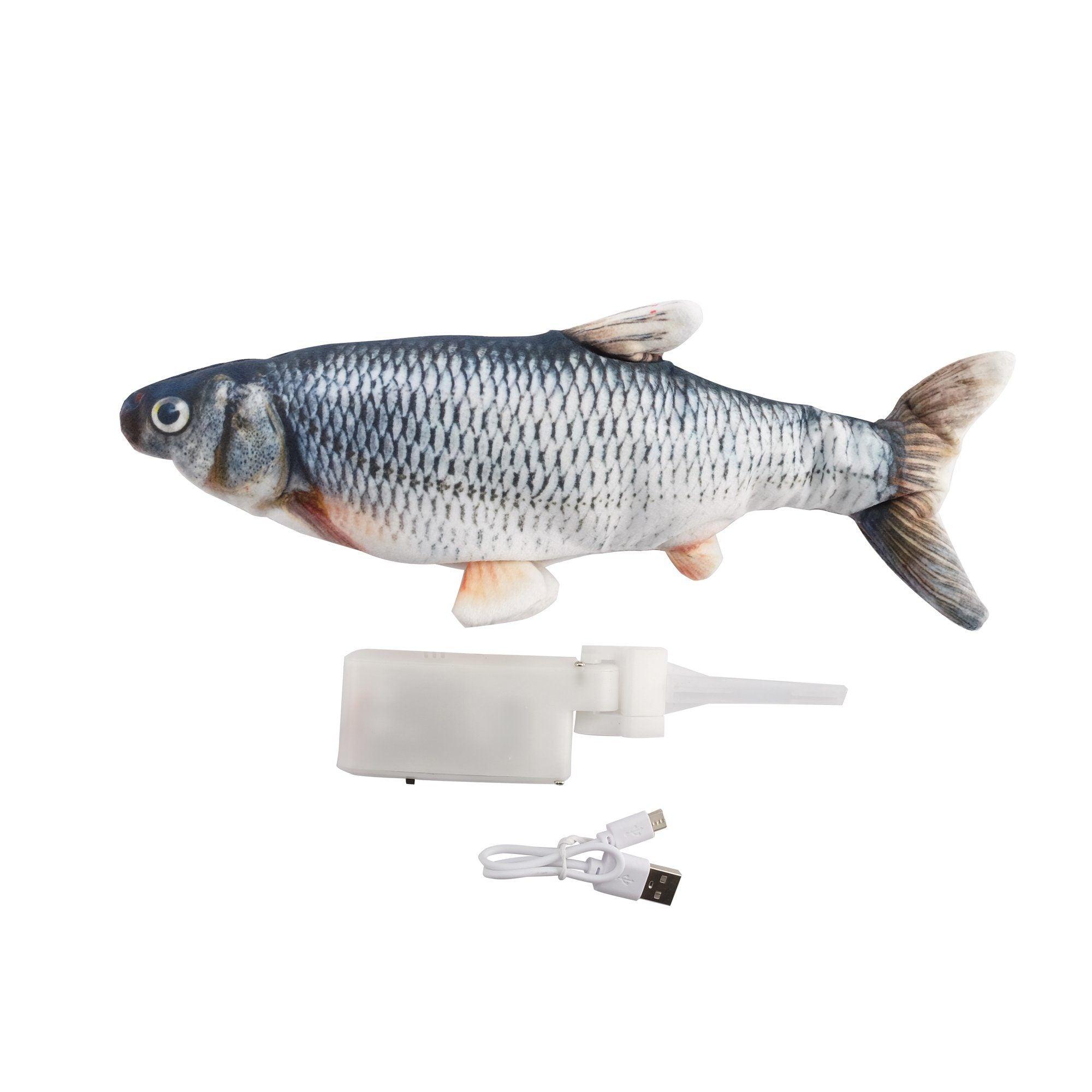 Pet Gravity Electronic Rechargeable Dancing Fish - 30cm (12 inches) - Cat Toys - Dancing Fish - PetMax Canada