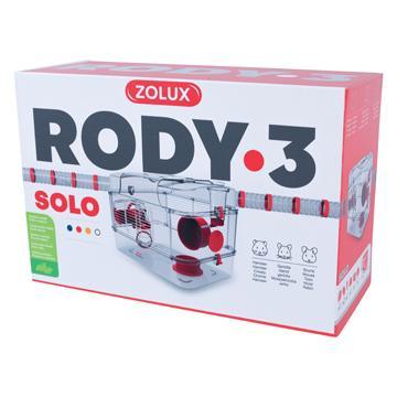 Rody3 Solo Hamster Cage 1-Story Grenadine - 1-Story - Small Animal Cages - Rody3 - PetMax Canada