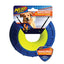 Nerf Micro Squeak Exo Ring Blue & Green  Dog Toys  | PetMax Canada