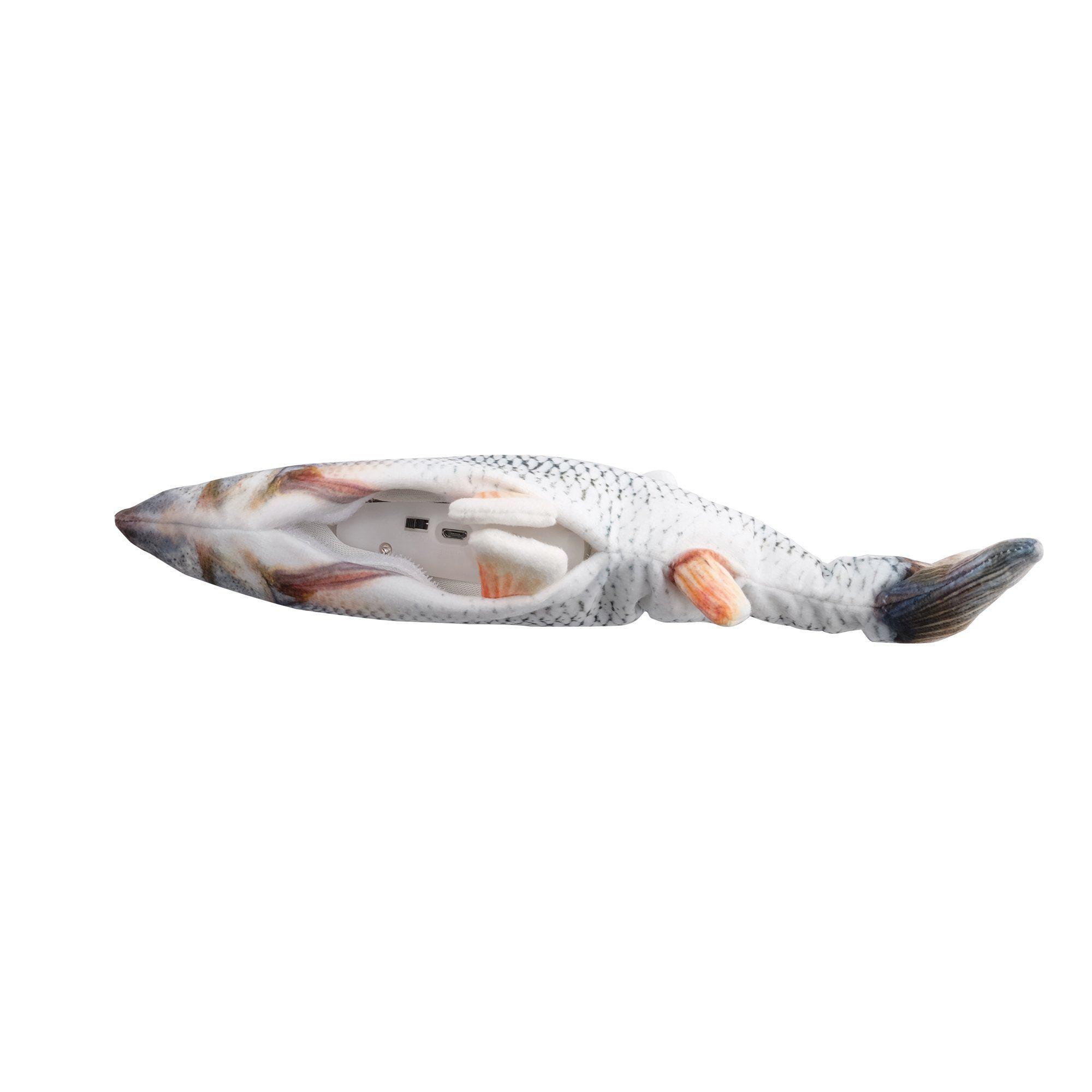 Pet Gravity Electronic Rechargeable Dancing Fish - 30cm (12 inches) - Cat Toys - Dancing Fish - PetMax Canada