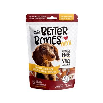 Zeus Better Bones Chicken Wrapped BBQ - 12 Pack - Dog Treats - Zeus - PetMax Canada