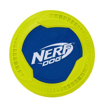 Nerf Megaton Disc Blue & Green  Dog Toys  | PetMax Canada