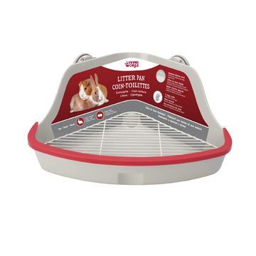 Living World Small Animal Litter Pan - Small / Grey - Small Animal Litter - Living World - PetMax Canada