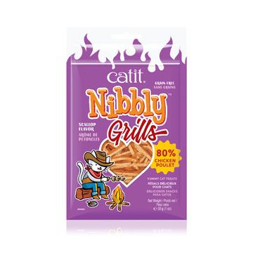 Catit Nibbly Grills Treats Chicken & Scallop  Cat Treats  | PetMax Canada