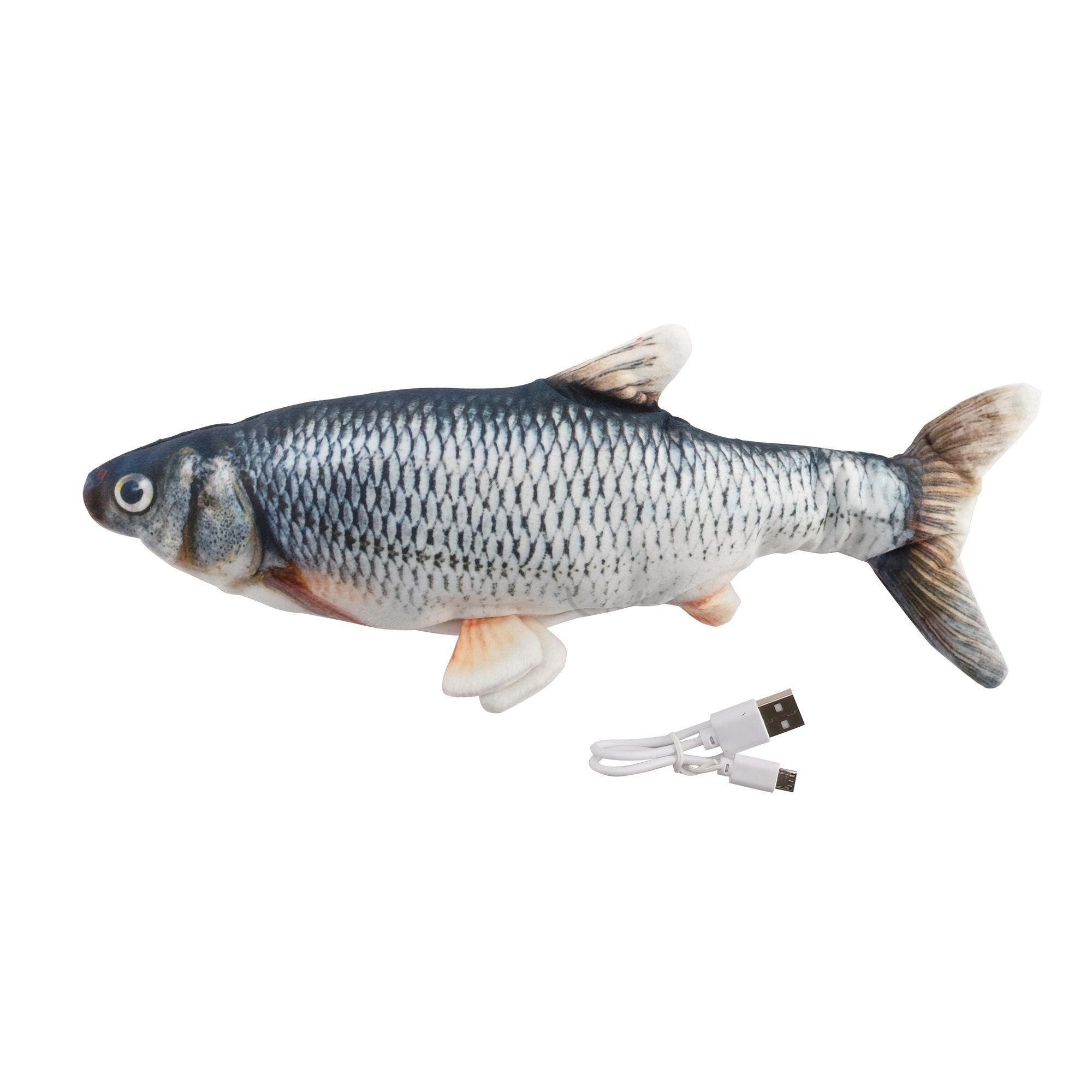 Pet Gravity Electronic Rechargeable Dancing Fish - 30cm (12 inches) - Cat Toys - Dancing Fish - PetMax Canada