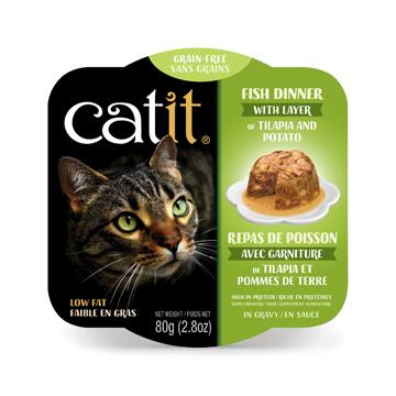 CatIt Wet Cat Food Fish Dinner With Tilapia & Potato  Canned Cat Food  | PetMax Canada