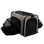 DogIt Explorer Soft Expandable Bag Grey & Black  Soft-Sided Crates  | PetMax Canada