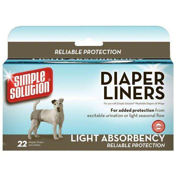 Simple Solution Diapers Liners Light Absorbency  Training Products  | PetMax Canada