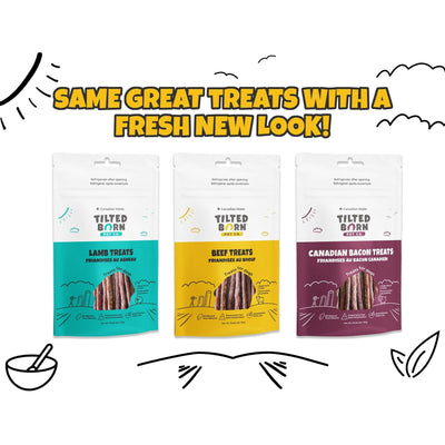 Tilted Barn MiniWags Canadian Beef Dog Treats - 100g - Dog Treats - Tilted Barn - PetMax Canada