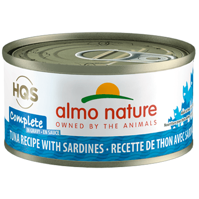 Almo Nature Complete Tuna With Sardines In Gravy  Canned Cat Food  | PetMax Canada