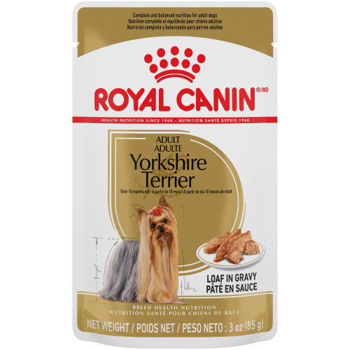 Royal Canin Wet Dog Food Pouch Yorkshire Terrier  Canned Dog Food  | PetMax Canada