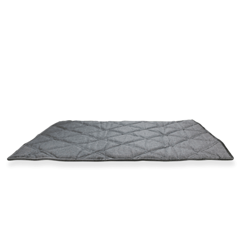 Be One Breed Upturn Dog Mat Grey - 35" x 23" / Grey / Medium - Dog Beds - Be One Breed - PetMax Canada
