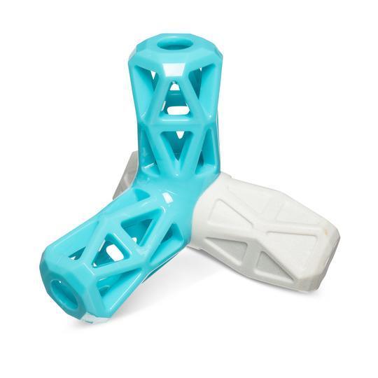 Totally Pooched Squeak N Stuff Rubber Toy Teal - Teal - Dog Toys - Messy Mutt - PetMax Canada