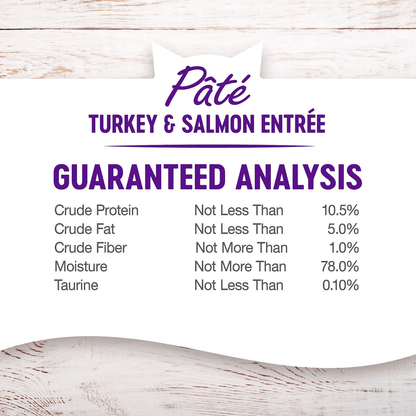 Wellness Complete Health Turkey & Salmon Formula Grain-Free Canned Cat Food - 155g - Canned Cat Food - Wellness - PetMax Canada