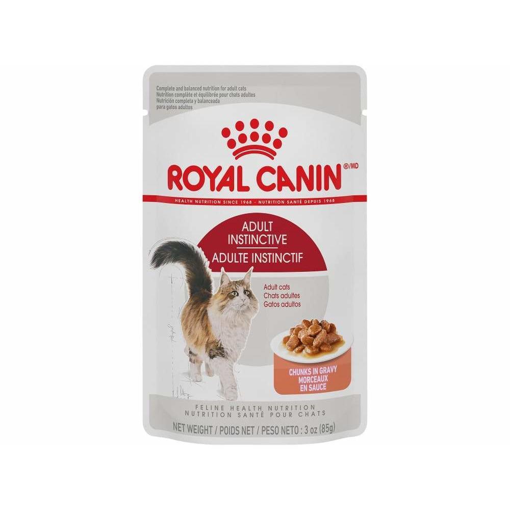 Royal Canin Cat Pouches Chunks In Gravy Adult Instinctive - 85g - Canned Cat Food - Royal Canin - PetMax Canada