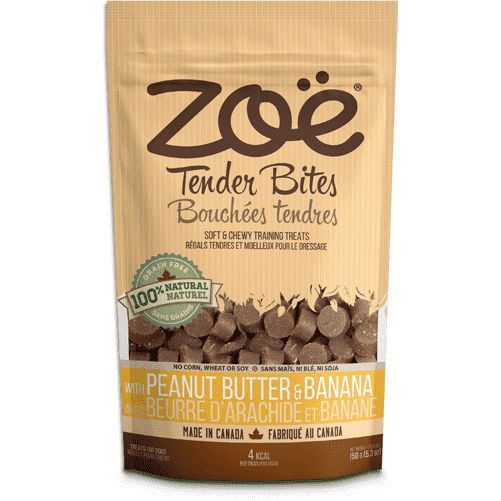 Zoe Dog Tender Bits Peanut Butter & Banana  Dog Treats  | PetMax Canada